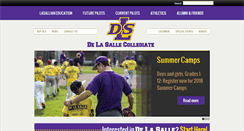 Desktop Screenshot of delasallehs.com
