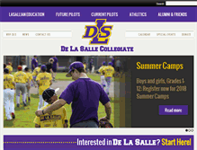 Tablet Screenshot of delasallehs.com